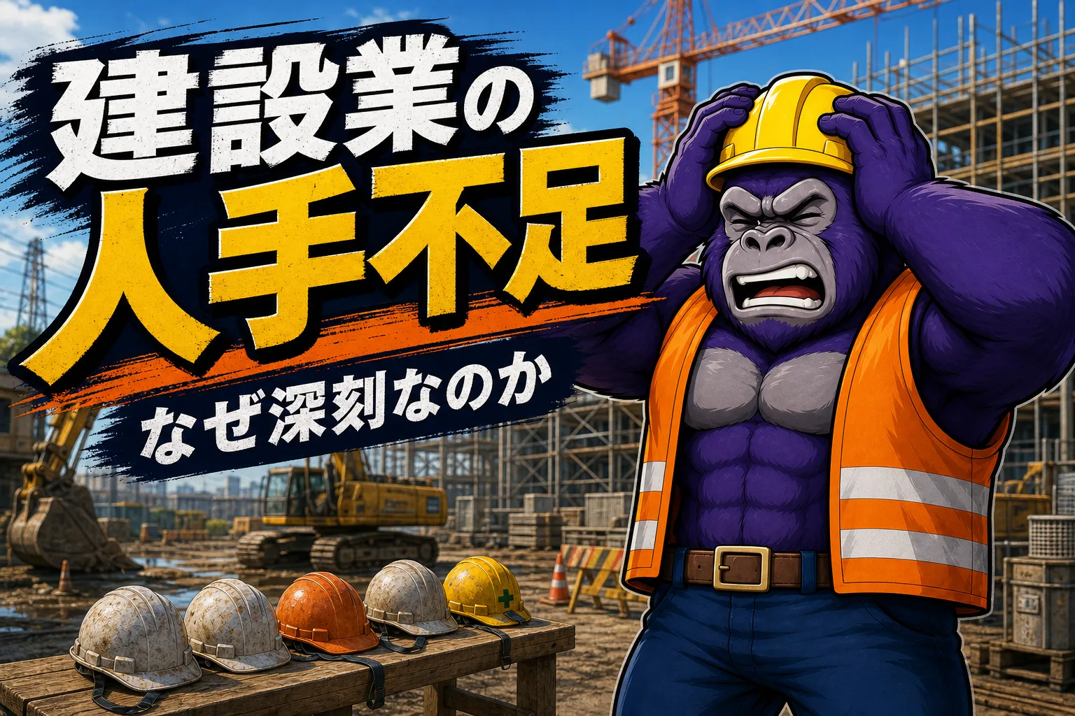 建設業の人手不足はなぜ深刻なのか