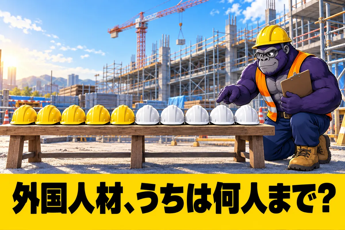 建設業の特定技能・育成就労の人数枠